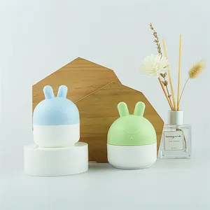 IBELONG Wholesale 30ml 50ml Animal Cute Baby Plastic Cream Jar Cosmetic Balm Pots Ointment Jar Supplier