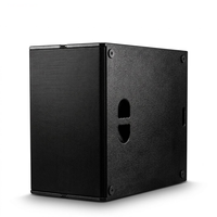 Système audio professionnel pour concerts en plein air, enceinte subwoofer en bois active/passive double de 15 pouces 2400W Power B300