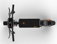 Trottinette électrique pliable Kukirin Cool Kirin G4 avec gros pneus, haute performance, 3 en 1, avec pédale et batterie