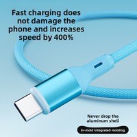 Cable de Datos USB C a USB C de 240W PD, Cable de Carga Rápida Tipo C, Serie de Colores Macaron, Carga Rápida para Teléfonos Gaming