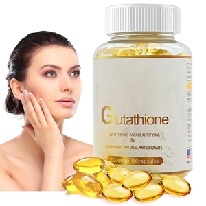 Complément beauté à base de glutathion liposomal, collagène et <span class=keywords><strong>vitamine</strong></span> <span class=keywords><strong>C</strong></span>, blanchissant rapide et anti-âge, 120 gélules, pour le soin de la peau des adultes - Product Image 1