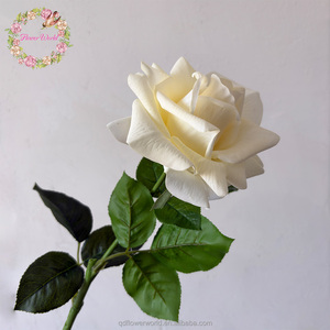 Rose Artificiali in Lattice di Alta Qualità, Realistiche al Tatto, per Matrimoni e Decorazioni Domestiche, Rose Bianche e Rosse all'Ingrosso - Product Image 6