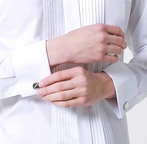 <span class=keywords><strong>Camicia</strong></span> da <span class=keywords><strong>sposo</strong></span> a maniche lunghe da donna <span class=keywords><strong>camicia</strong></span> da gruppo Slim Fit con colletto bianco - Product Image 5