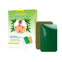 Vente en gros de patchs chauffants au gingembre et aux herbes Patch anti-douleur à l'absinthe japonaise pour les épaules et le cou