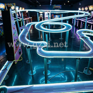 Piste <span class=keywords><strong>de</strong></span> marbre LED géante 3,5x4m avec 3 obstacles en forme <span class=keywords><strong>de</strong></span> cône, piste <span class=keywords><strong>de</strong></span> flipper géante, machine <span class=keywords><strong>de</strong></span> jeu <span class=keywords><strong>de</strong></span> course <span class=keywords><strong>de</strong></span> <span class=keywords><strong>billes</strong></span> personnalisée, Stepper & Craie <span class=keywords><strong>de</strong></span> gymnastique - Product Image 4