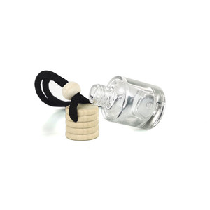 Botellas de vidrio colgantes para coche con fragancia de 10ml, difusor de aromaterapia, botella vacía de 5ml, <span class=keywords><strong>Clip</strong></span> de ventilación de aire para coche, botella de Perfume para coche - Product Image 5