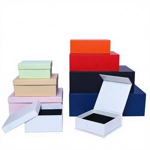 Caja de Regalo Rectangular de Lujo de Alta Gama con Tapa Cielo y Tierra, Embalaje de Papel Artístico Especial, Caja Vacía Personalizada al por Mayor con Impresión UV - Product Image 1