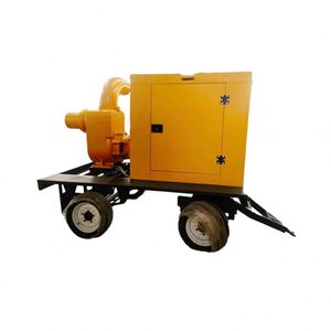 Bomba de Agua Móvil Diésel Agrícola Autocebante de Alta Eficiencia con Bomba Centrífuga para Desechos del Fabricante - Product Image 5