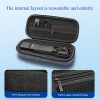 Étui de protection rigide pour Pocket 3 & OSMO Pocket 3, fermeture à glissière, matériau en nylon, portable, résistant à l'eau