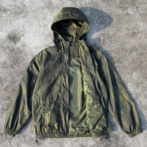 Giacca con Cappuccio Leggera <span class=keywords><strong>da</strong></span> Uomo TOPSHOW Verde Mimetico per Esterni, Antivento in Tessuto Personalizzato, Impermeabile in Nylon, con Zip, per Corsa - Product Image 2