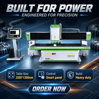 Routeur CNC SUDA S6 2513 7,5 kW 3 axes pour bois et acrylique avec ATC, multifonctionnel, pour fraisage de l'aluminium et du cuivre