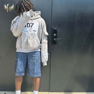 เสื้อมีฮู้ดสำหรับผู้ชายเสื้อ500GSM มีฮู้ดผ้าเกล็ดปลามีฮู้ดผ้าเกล็ดปลาปักลาย3D ได้ตามต้องการ - Product Image 6