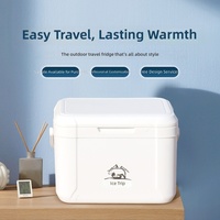 Glacière isotherme en polyuréthane de 5,5 L, portable pour voiture, camping, barbecue, seau à glace, vente ambulante, pique-niques