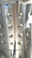 Cuve de Fermentation en Acier Inoxydable de 500/1000 Litres avec Réservoir sous Pression et Pompe PLC pour Usine de Vinification