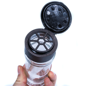 Botella de especias con tapa de coctelera de gran orificio, 100ml, orégano, albahaca, perejil, tarro de embalaje picado, contenedor de vidrio a granel - Product Image 3