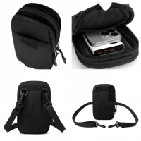Pour sac à bandoulière en Nylon multicouche polyvalent unisexe à la mode Mini sac de poitrine décontracté de voyage léger