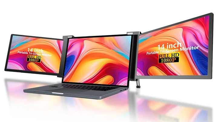 14 Inch HDR IPS Tri Screen for Laptop - Business Feature Rich