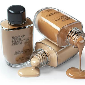 Nouveau fond de teint liquide, marque privée, couvrance totale, fini mat, maquillage du visage, imperméable, longue tenue 24h, fond de teint vegan et sans cruauté - Product Image 1