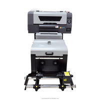 Printer DTF A3 30cm Kecepatan Tinggi XP600 Dengan Penggoyang Bubuk Otomatis Output Stabil untuk Pencetakan Transfer Panas Kustom pada Kain Kaos