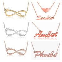 Collier en acier inoxydable pour maman, bijoux personnalisés, en or 18k, toutes les langues, collier avec nom, bijoux bébé fille
