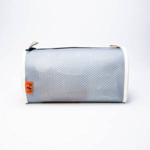 ISO BSCI fábrica al por mayor blanco EVA bolsa de cosméticos patrón de logotipo de moda bolsa de maquillaje con cierre de cremallera para artículos de tocador al aire libre - Product Image 1