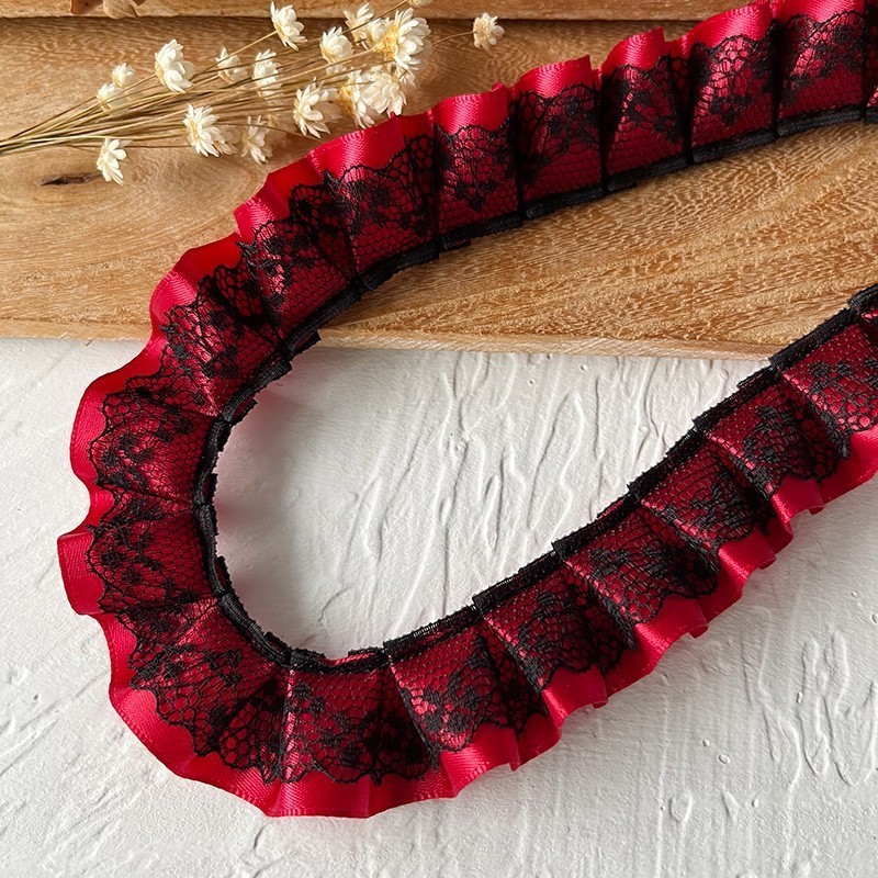 Red & Black Lace