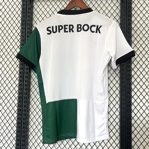 Ropa de fútbol de verano Nueva temporada 2025/26 Sporting Away Jersey Uniforme de manga corta Competiciones de clubes europeos con - Product Image 3