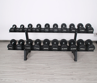 Support d'haltère pour équipement de fitness stockage d'haltères noyau creux M8 M10 support d'haltère coussin en caoutchouc plastique