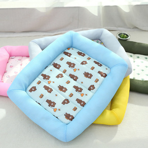 Summer Cat & Dog Cooling <b>Pad</b> Breathable <b>Waterproof</b> Washable Eco Friendly Solid Modern Cloth Pet Mat - Product Image 5