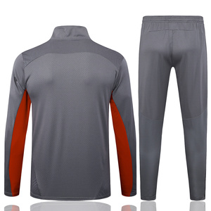Uniforme de Fútbol para Entrenamiento de Secado Rápido con Cremallera Completa y Manga Corta para Otoño/Invierno, Uniforme de Competición de Clubes Europeos de Milán 24/25 - Product Image 4
