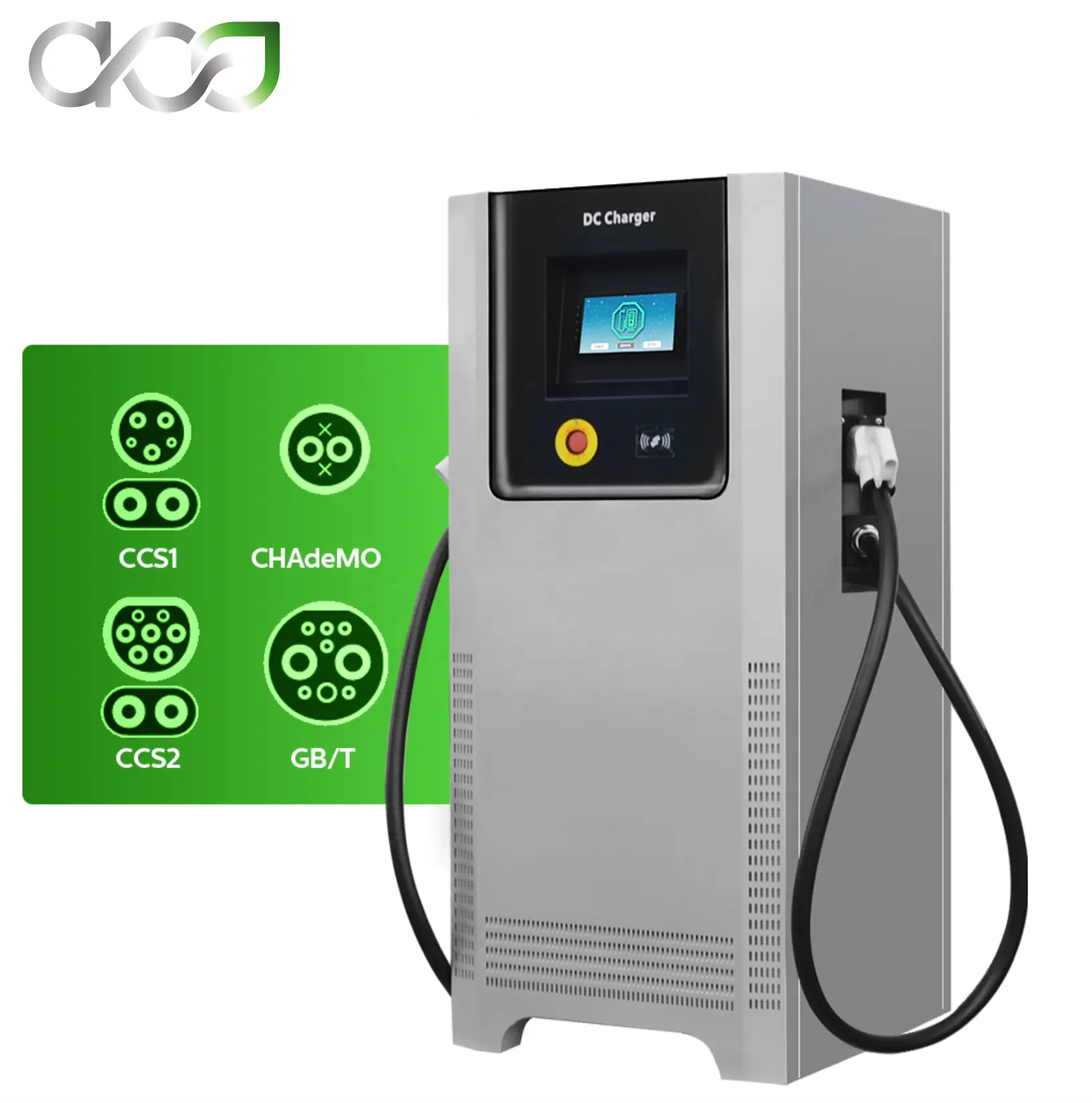 320kw 360kw Ev Dc Fast Charging Station Liquid Cooling System Ccs1 Ccs2 Chademo Gb/t Ip55 Electric Car Fast Charger