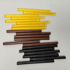 Barras de <span class=keywords><strong>Pegamento</strong></span> Caliente Transparentes, Marrones y Ámbar de 10 mm, Barras de <span class=keywords><strong>Pegamento</strong></span> Caliente de Silicona Ideales para Extensiones de Cabello y Conectores - Product Image 3