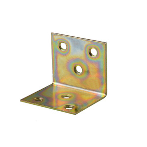 Thickened Color Zinc L-Shaped Angle Bracket Cold-Rolled Steel 90-Degree Furniture Connector For <b>Table</b> Chair Wood Fixing - Product Image 4