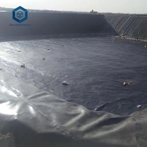 <span class=keywords><strong>HDPE</strong></span> LDPE bãi rác dam lót tấm cá trang trại AO 1mm Polyethylene geomembrane - Product Image 4