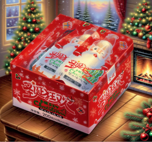 Bonbons à la sucette-Décoration de Noël fluorescente avec oursons en gélatine, <span class=keywords><strong>guimauve</strong></span> et bonbons au chocolat Coffret cadeau pour enfants - Product Image 4