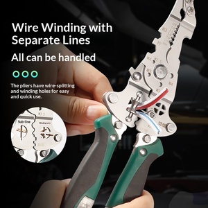 Key plate multi-function <b>wire</b> stripping pliers industrial grade commercial electrician special <b>wire</b> stripping pliers screwing - Product Image 2
