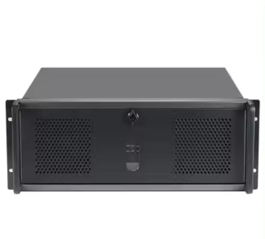AI server Lockable industrial pc computer atx 4u server rack case for CCTV chassis server 4u with WIFI for IPC