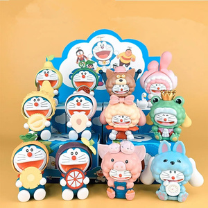 12 ชิ้น/ชุด โดราเอมอน คอสเพลย์ผลไม้ สัตว์ อนิเมะ ฟิกเกอร์ กล่องสุ่ม ของเล่นกาชาปอง ไข่กาชาปอง ของรางวัล - Product Image 5
