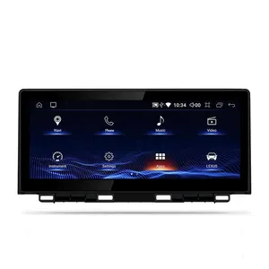 Car DVD Player Android 10 YZG Nx300h Nx200t Upgrade Front Digital Dashboard Car Play Screen 64GB NX GPS For Lexus 2018 2019 2020