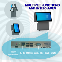 Terminal de point de vente avec double écran, système NFC, caisse enregistreuse, machine de point de vente