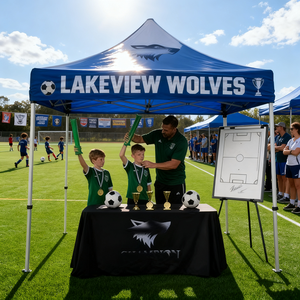 专业数字印刷天篷提供商定制促销，带数字印刷图形，用于突出的户外广告 - Product Image 3