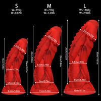 Dildo souple en silicone liquide 100 % étanche en forme de dragon féroce et de Qilin pour femmes, plug anal d'expansion, jouet sexuel