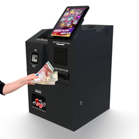 Système de paiement Android POS de haute qualité 10,1 pouces, borne de commande libre-service tout-en-un tactile 4K, machine à monnaie de bureau avec option SDK pour espèces et pièces