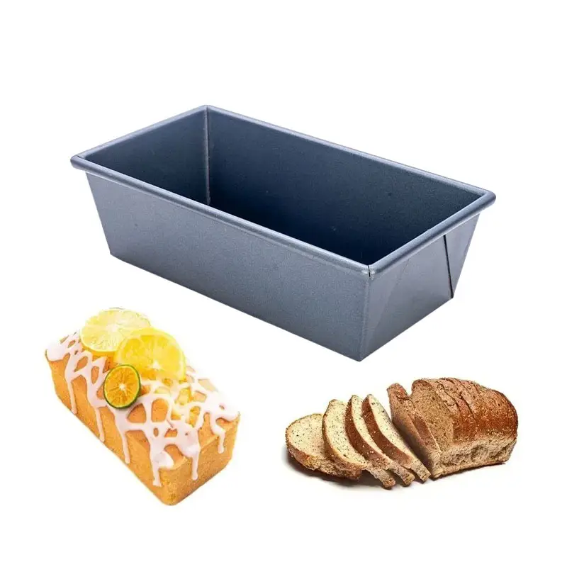 Broteuse Rechteck Toast Brotform Kuchenform Kohlenstoffstahl Brötchen Gebäck Backwaren Baumwollwaren Antihaft-Bakerwaren Brötchen