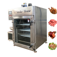 Four à fumage électrique commercial DZJX 30 50 100 150 200 250 kg pour viande, saucisses, fromage, poisson, dinde