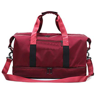Mallette de sport de luxe, sac pliable et Durable, fourre-tout à bandoulière humide, avec compartiment, styliste personnalisé
