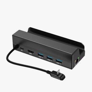 แท่นวาง Steam Deck อเนกประสงค์ HDMI-4K 60hz PD 100W USB3.0 6 พอร์ต Usb c Docking Steam Deck Docking Station - Product Image 2