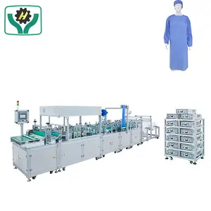 Equipamento de operação flexível para uniformes hospitalares, equipamento de alta produção com automação total para enfermeiras, esfoliantes médicos
