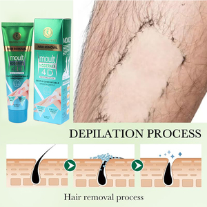 Crème dépilatoire éclaircissante instantanée et indolore en gros, marque privée, crème épilatoire pour l'élimination des poils - Product Image 5