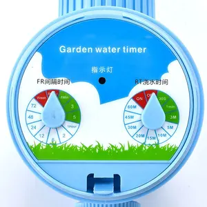 Baterai Pintar Digital Cerdas, Pengatur Waktu Irigasi Air Taman Otomatis untuk Alat Penyiram Bunga Taman Timer/